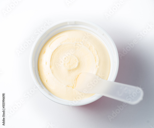 Vanilla Ice cream in Little cup