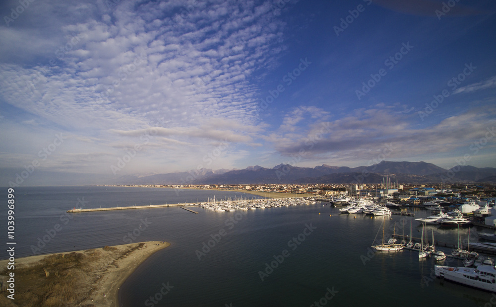 Fototapeta premium Viareggio, la darsena