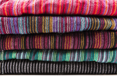 Bunte Stoffe