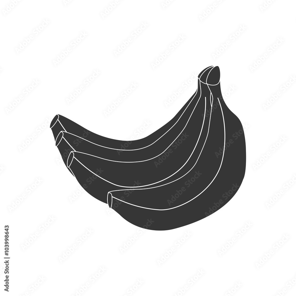 Banana Fruit Icon Banana Fruit Icon