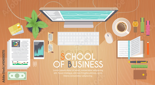 Workplace. Vector illustration