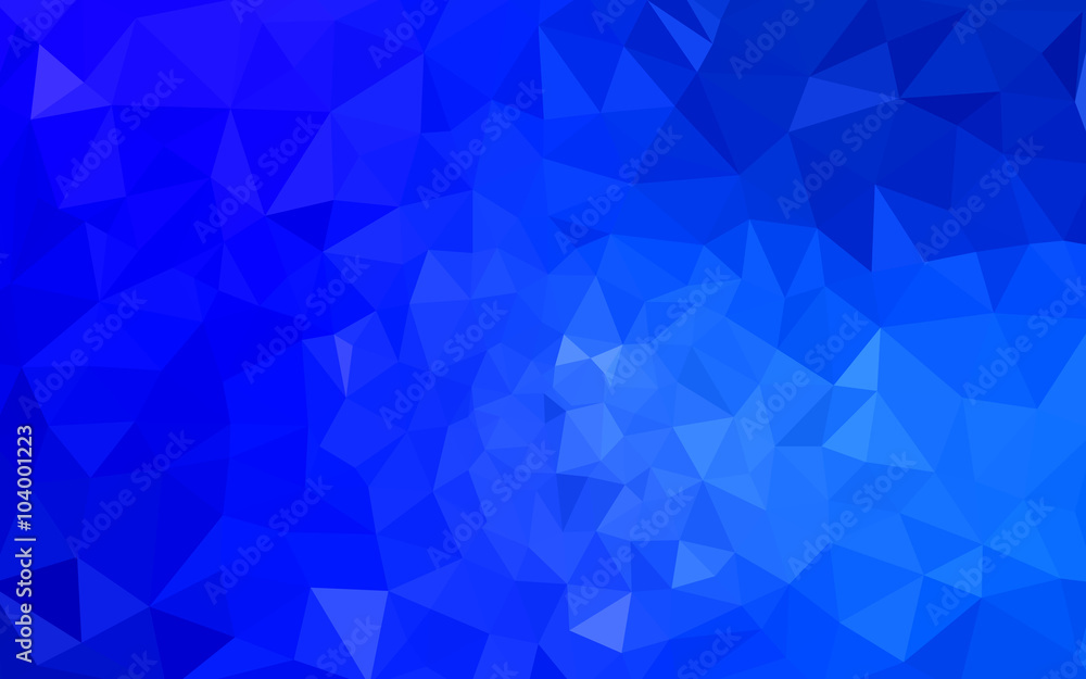 Blue polygonal design pattern, which consist of triangles and gradient in origami style. Blue polygonal design pattern, which consist of triangles and gradient in origami style.