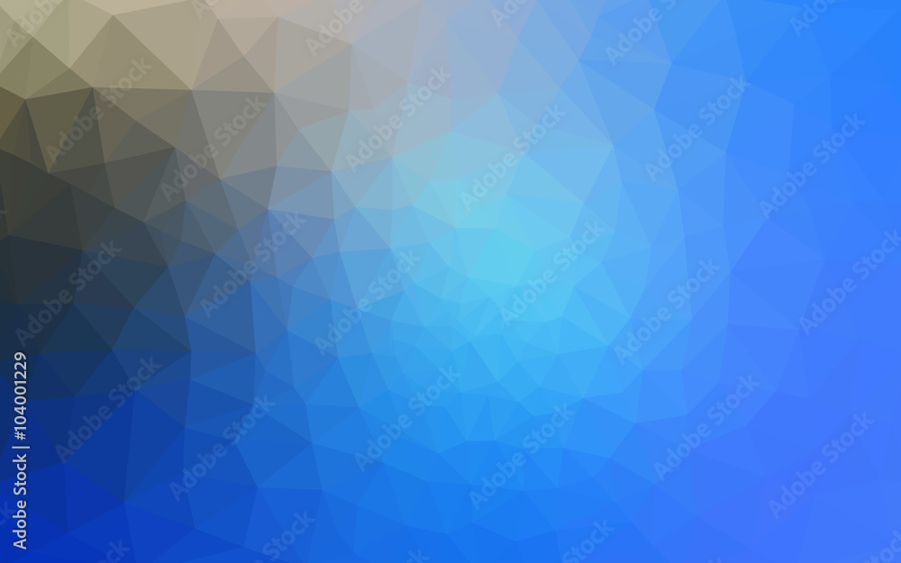 Blue polygonal design pattern, which consist of triangles and gradient in origami style. Blue polygonal design pattern, which consist of triangles and gradient in origami style.