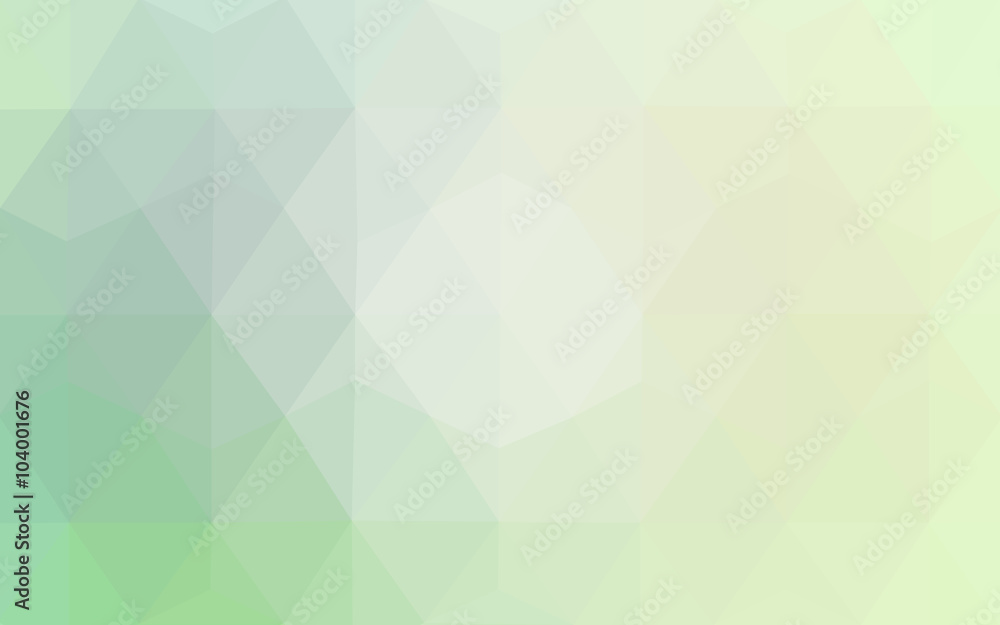 Obraz premium Green polygonal design pattern, which consist of triangles and gradient in origami style.