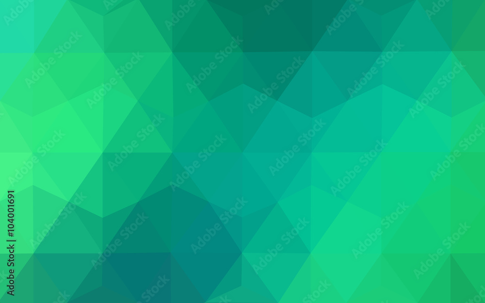 Green polygonal design pattern, which consist of triangles and gradient in origami style. Green polygonal design pattern, which consist of triangles and gradient in origami style.