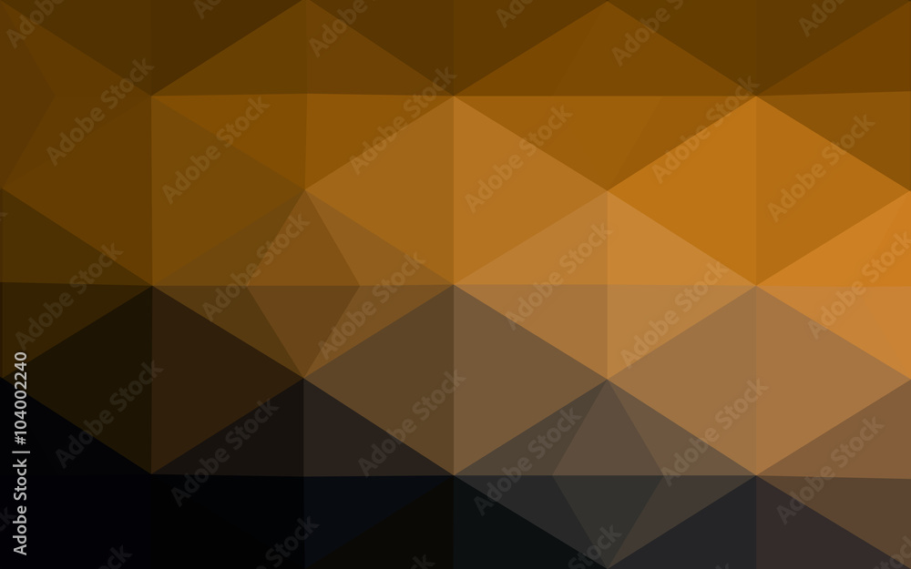 Dark orange polygonal design pattern, which consist of triangles and gradient in origami style. Dark orange polygonal design pattern, which consist of triangles and gradient in origami style.