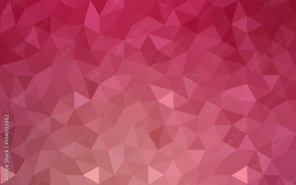 Obraz premium Multicolor pink, red, orange polygonal design pattern, which consist of triangles and gradient in origami style.
