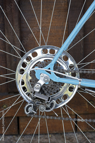 Detail of bike photo