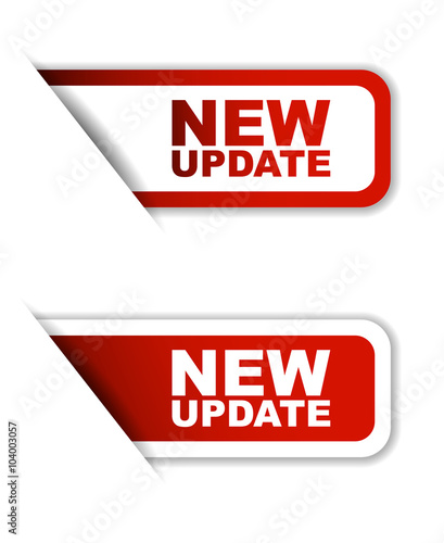 red set vector paper stickers new update