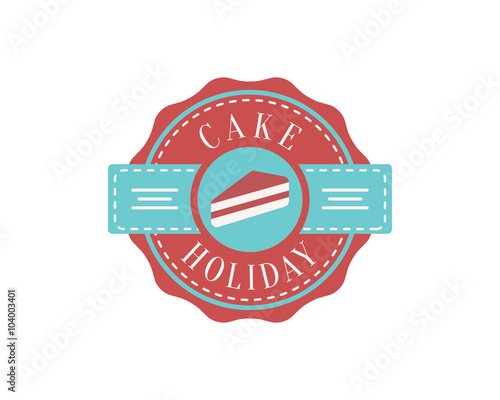 Flat Vintage Bakery Badge