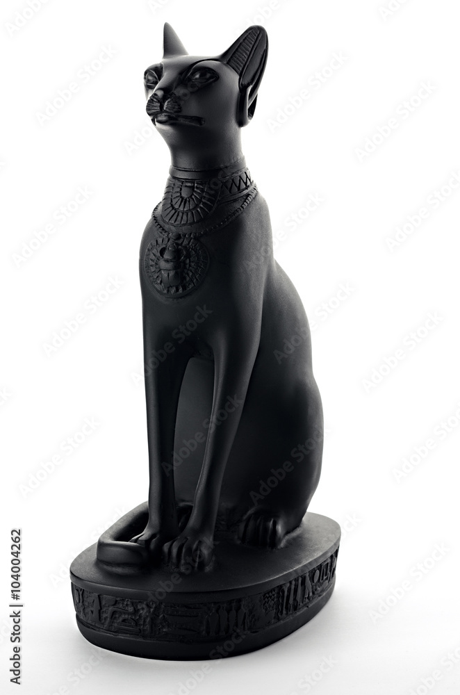Ancient egyptian black cat statue souvenir Stock Photo Adobe Stock