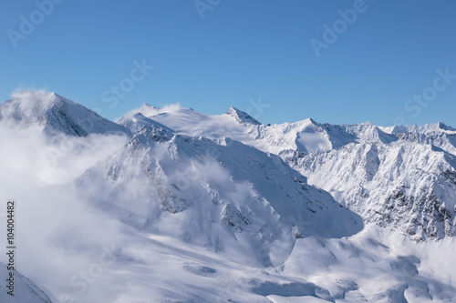 Gebirge in Obergurgl / Hochgurgl im Winter © gradi1975