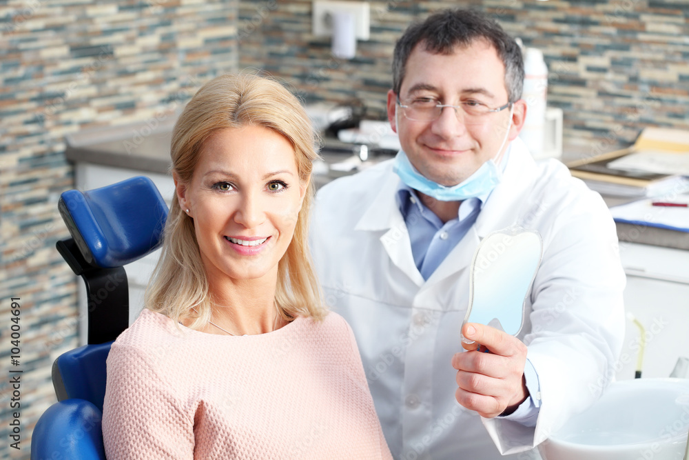 Fototapeta premium Visit at the dentist