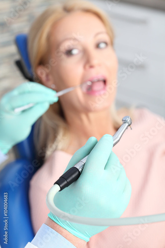 Visit at the dentist
