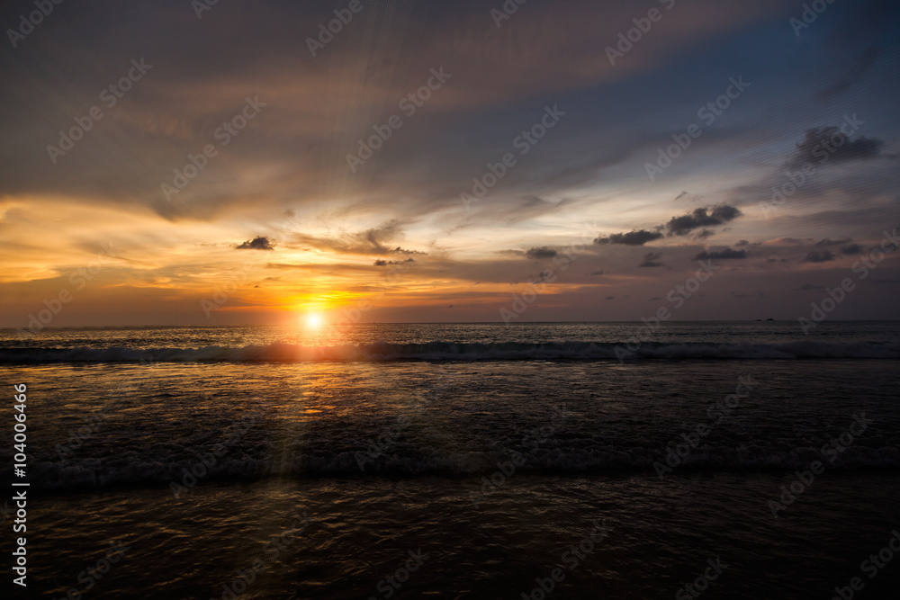 Naklejka premium Beautiful sunrise