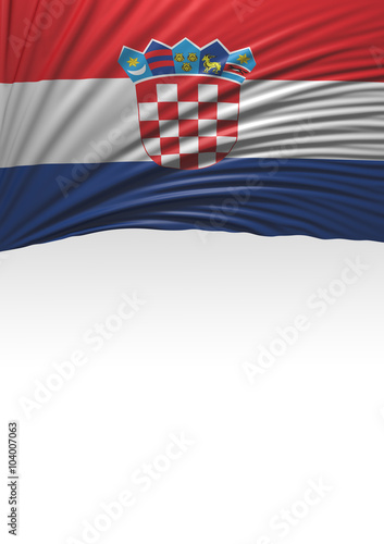 Flag Croatia render, Croatian Flag (3D Render)