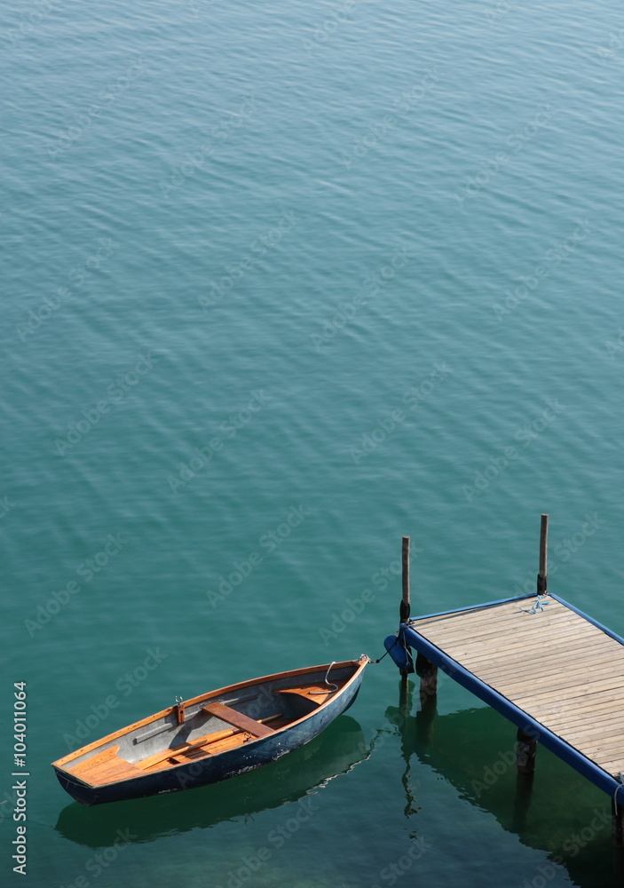 mooring on the lake