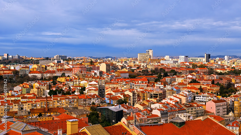 View of Lisbon, Portugal. HDR - high dynamic range
