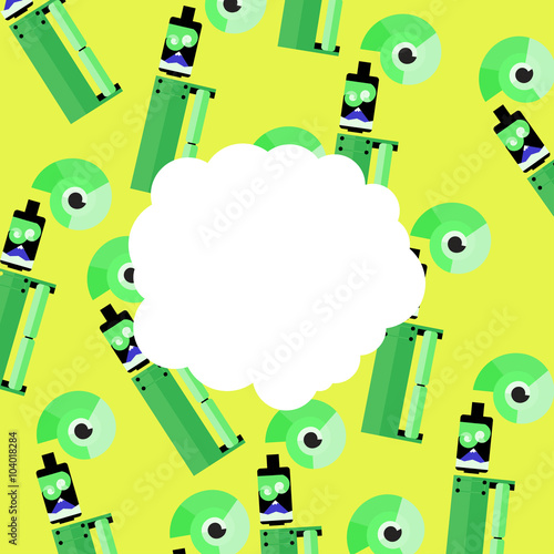 electronic cigarette with cloud vape