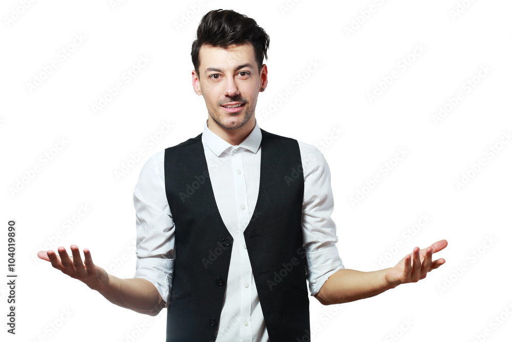 businessman explaining businessman explaining