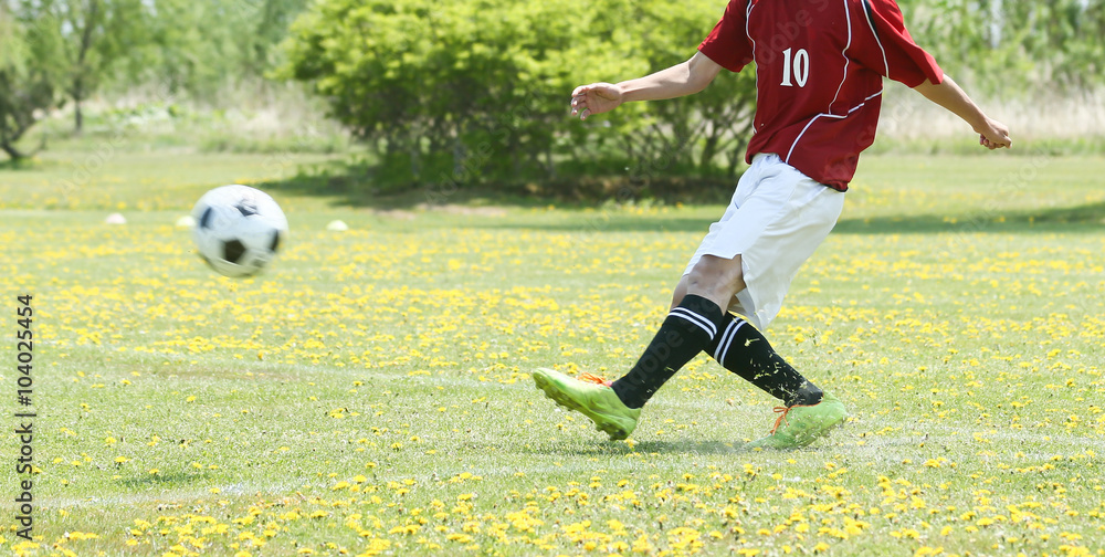 Naklejka premium サッカー フットボール
