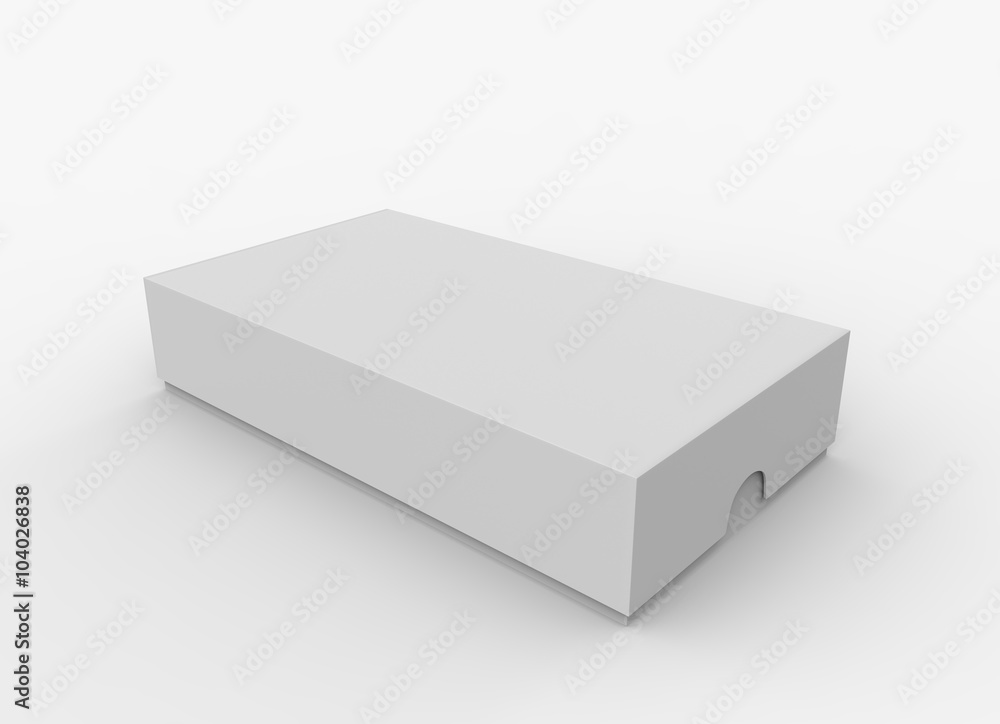 3d render of Blank box package for mobile phone, isolated on white background, mockup 3d render of Blank box package for mobile phone, isolated on white background, mockup