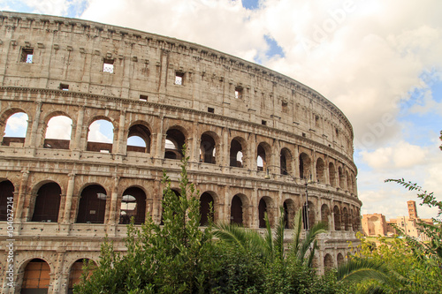 Colosseum View with Trees