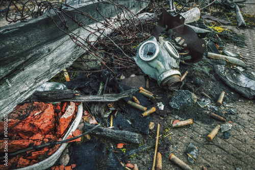 Canvas Print After a nuclear war