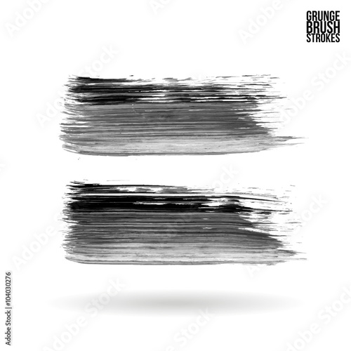 Brush stroke and texture. Vector design. 