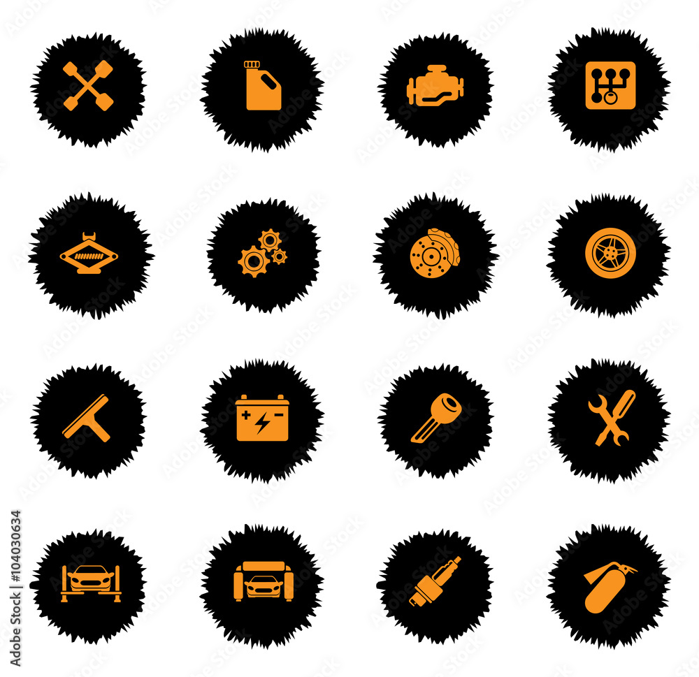 Auto Service Icons Auto Service Icons