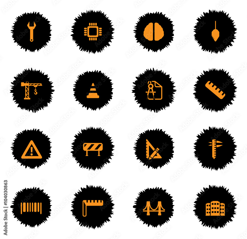 Engineering simply icons Engineering simply icons