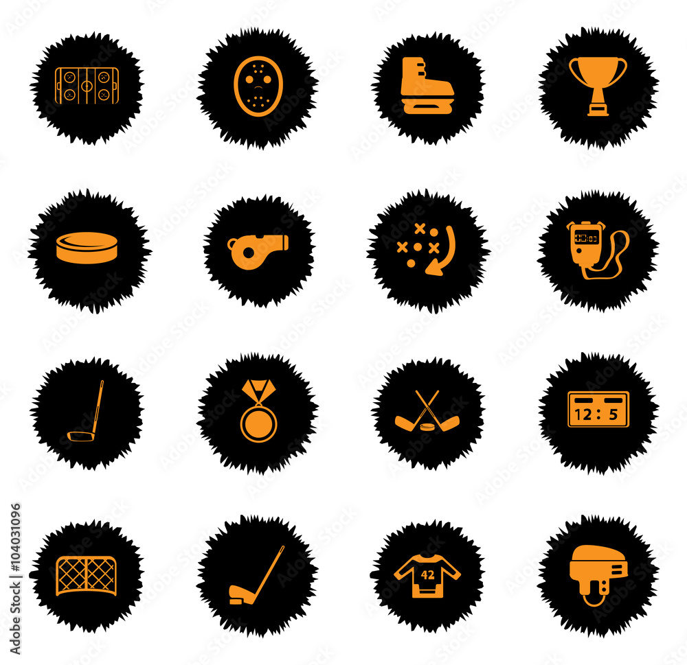 Hockey simply icons Hockey simply icons