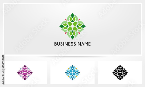 Fototapeta Naklejka Na Ścianę i Meble -  Water Lily Logo