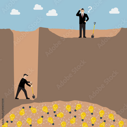 Business strategy idea concept