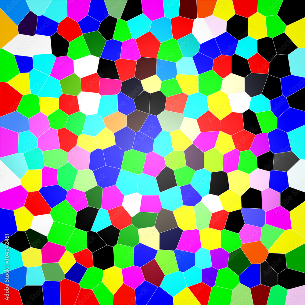 Colorful abstract honeycomb background.
