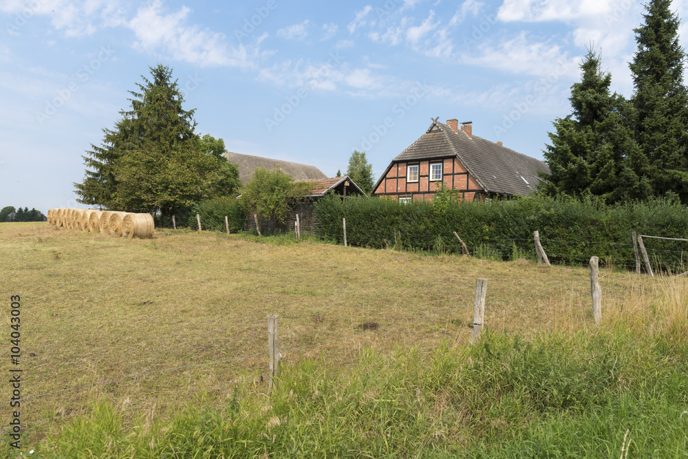 Obraz premium Bauernhof in Mecklenburg-Vorpommern