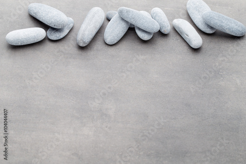 Canvas Print Spa stones treatment scene, zen like concepts.