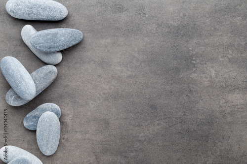 Canvas Print Spa stones treatment scene, zen like concepts.