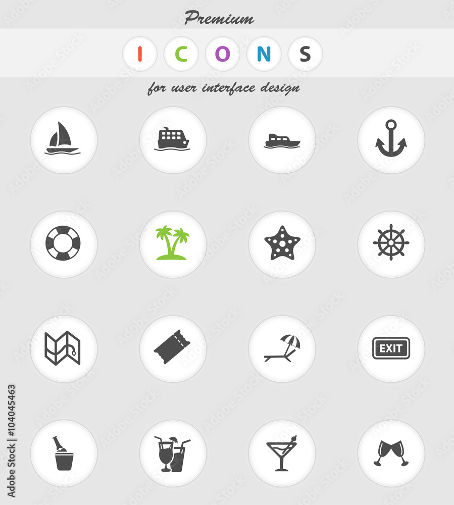 Cruise simply icons