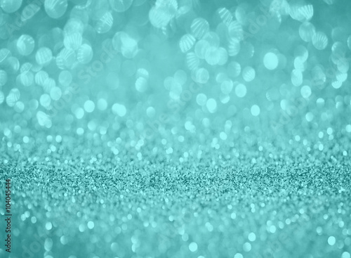blue silver glitter bokeh texture abstract background