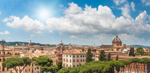Rome view on sunny day