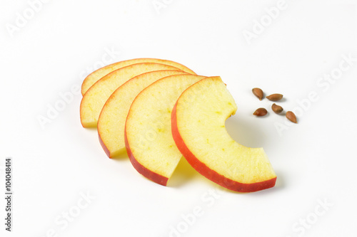 thin apple slices