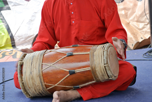 Traditional Malay Gendang or Traditional Malay drum photo