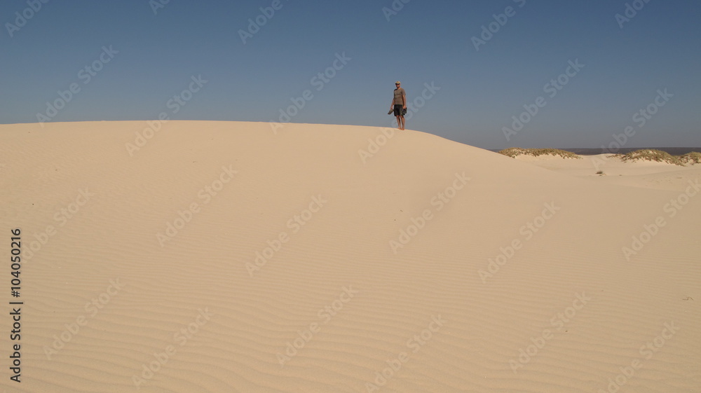 dramatic eucla sand dunes, western australia
