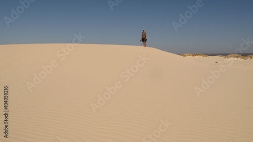 dramatic eucla sand dunes, western australia 