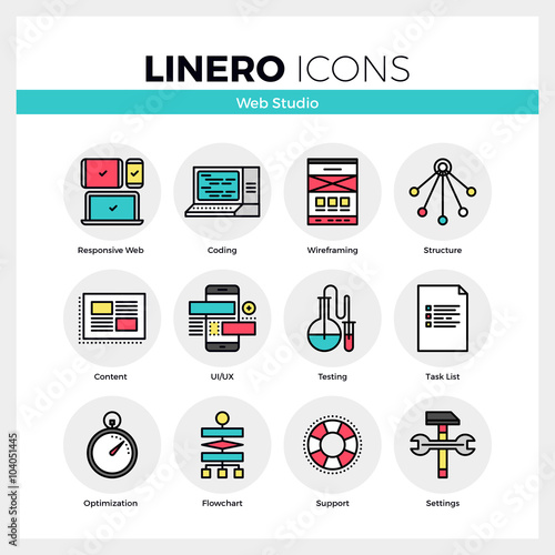 Web Studio Linero Icons Set