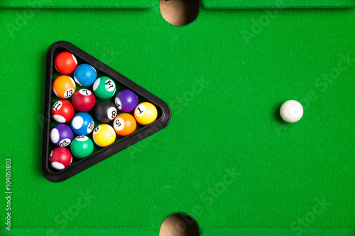 Tiny billiards game toy
