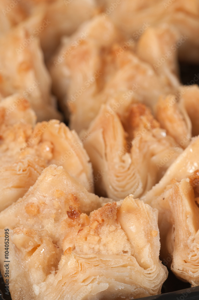 Baklava with walnut Baklava with walnut