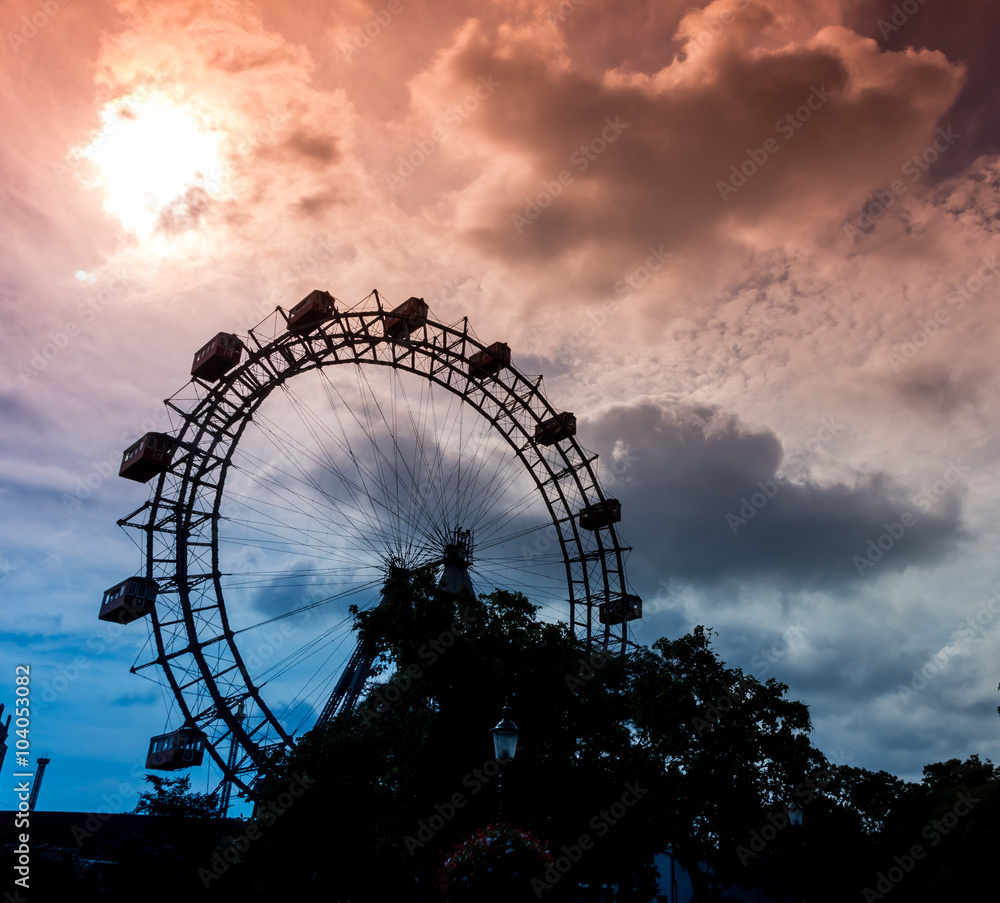 Obraz premium Österreich, Wien, Riesenrad