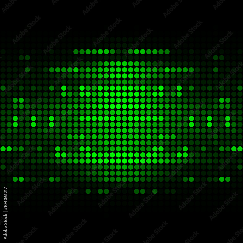 Abstract green background,Technology background - Vector